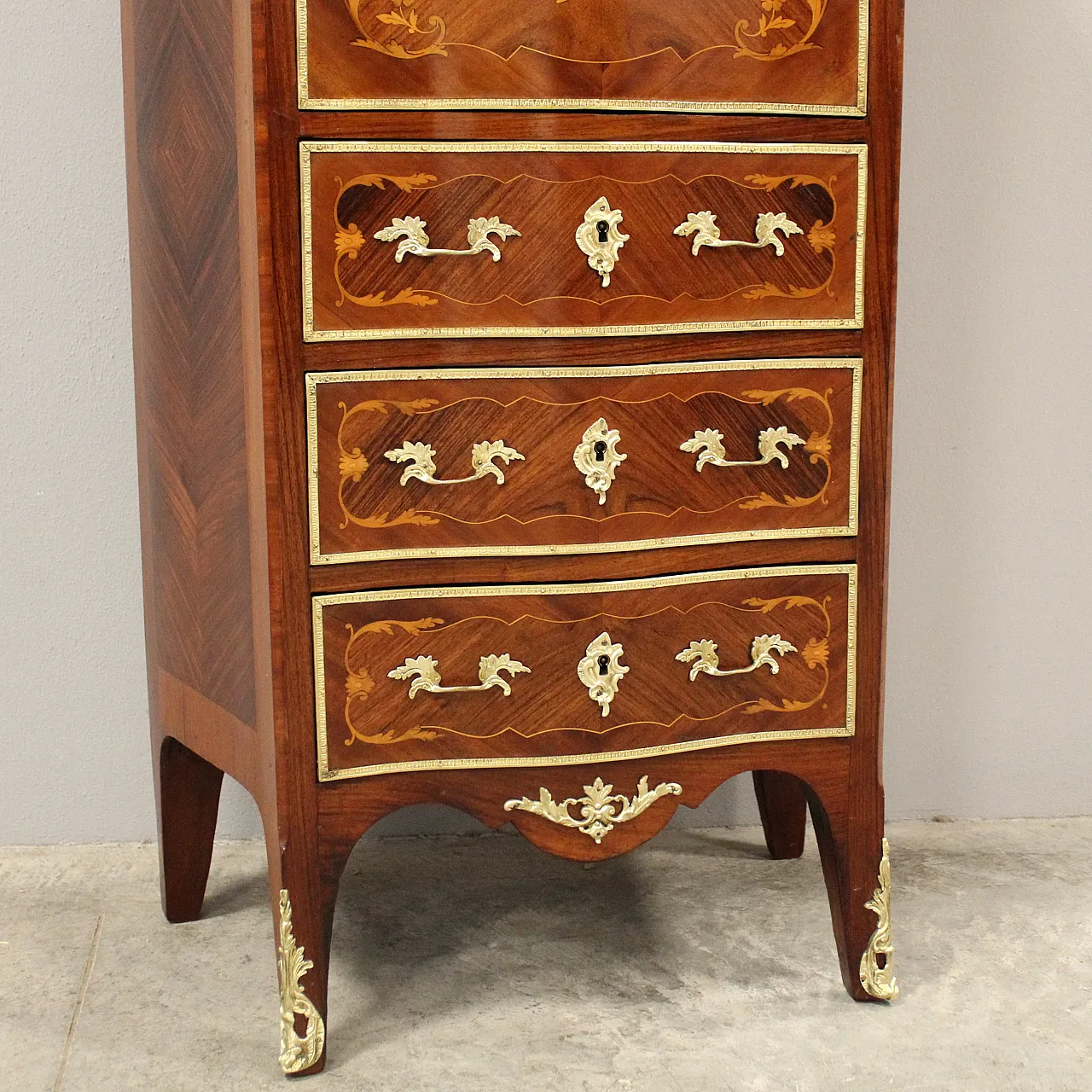 Napoleon III inlaid secretaire from the 19th century 9