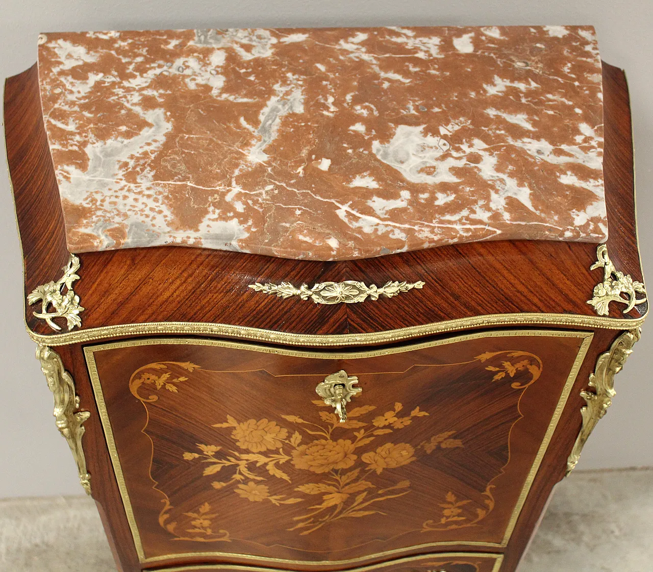 Napoleon III inlaid secretaire from the 19th century 16