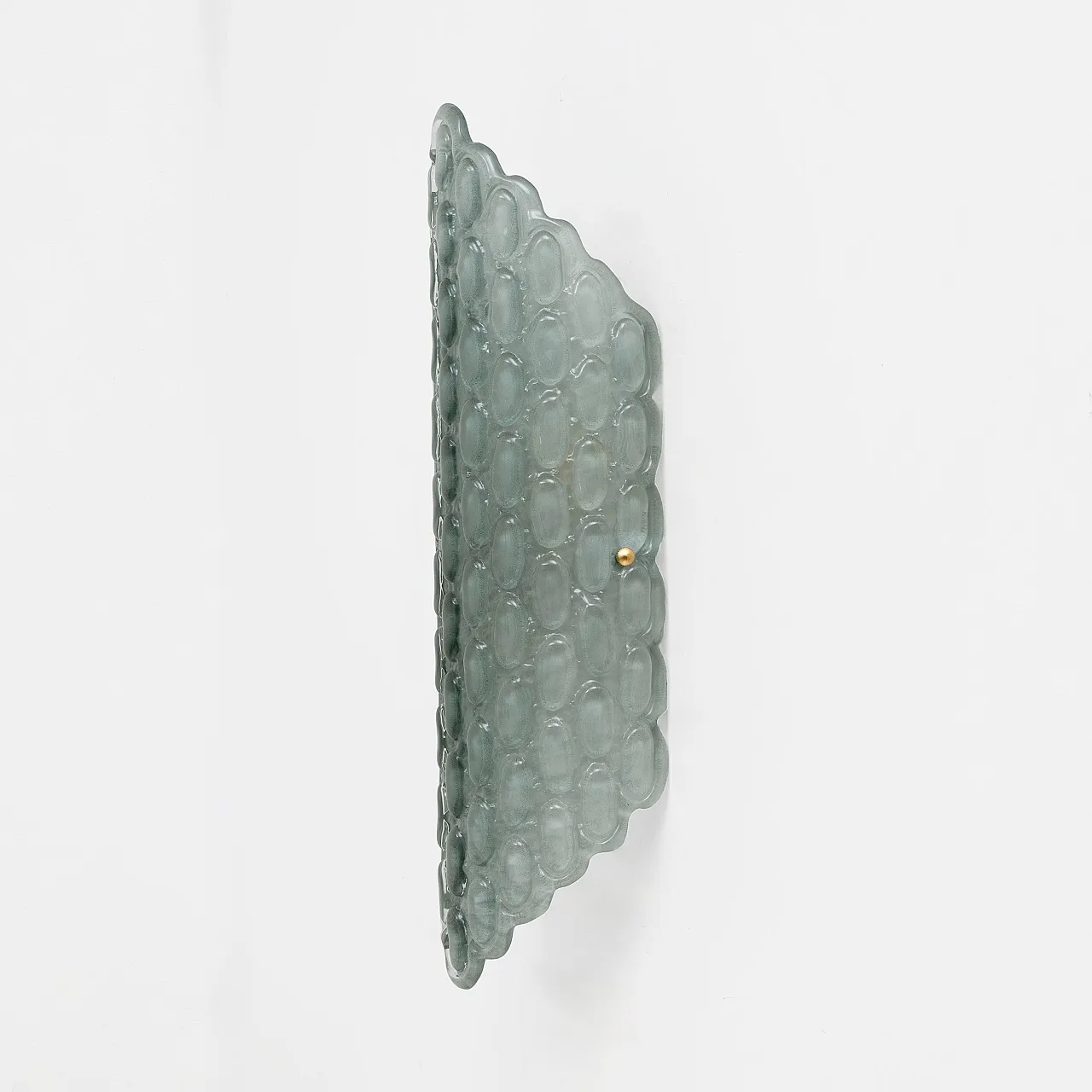 Pair of water green Murano glass wall lights, 2000s 4