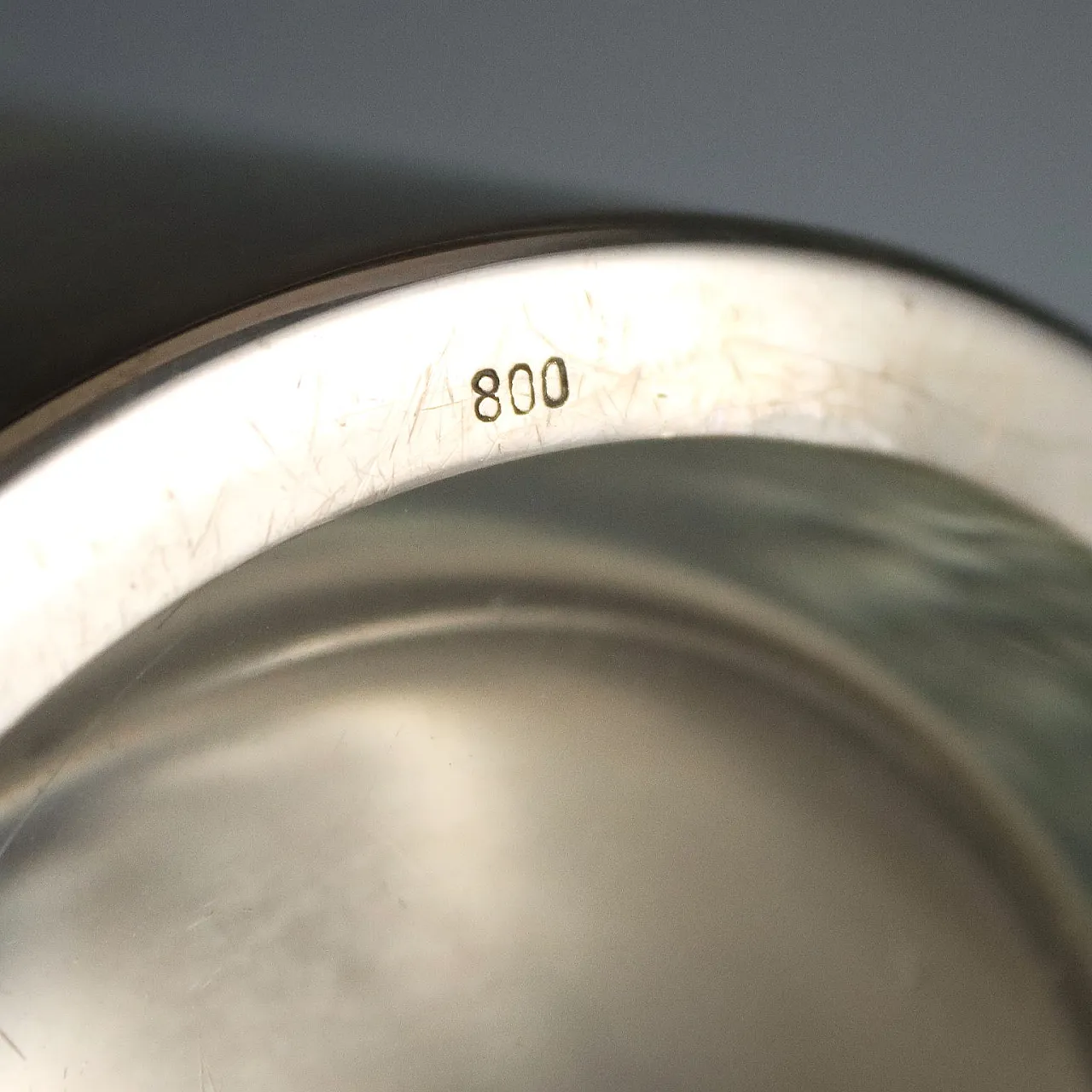 Vaso in cristallo e argento, '900 7