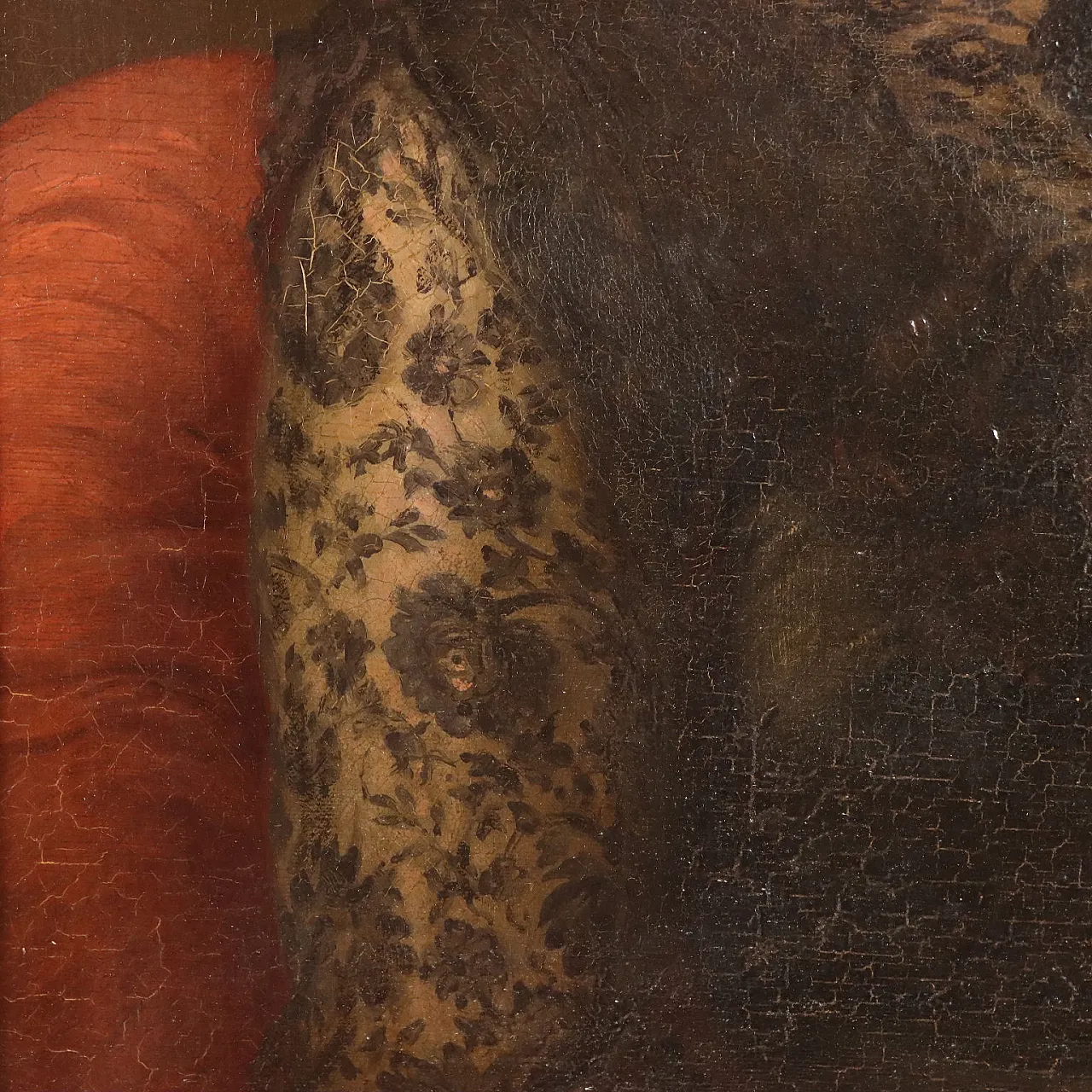 Painting by Roberto Fontana, Portrait of a Woman, 19th century 5