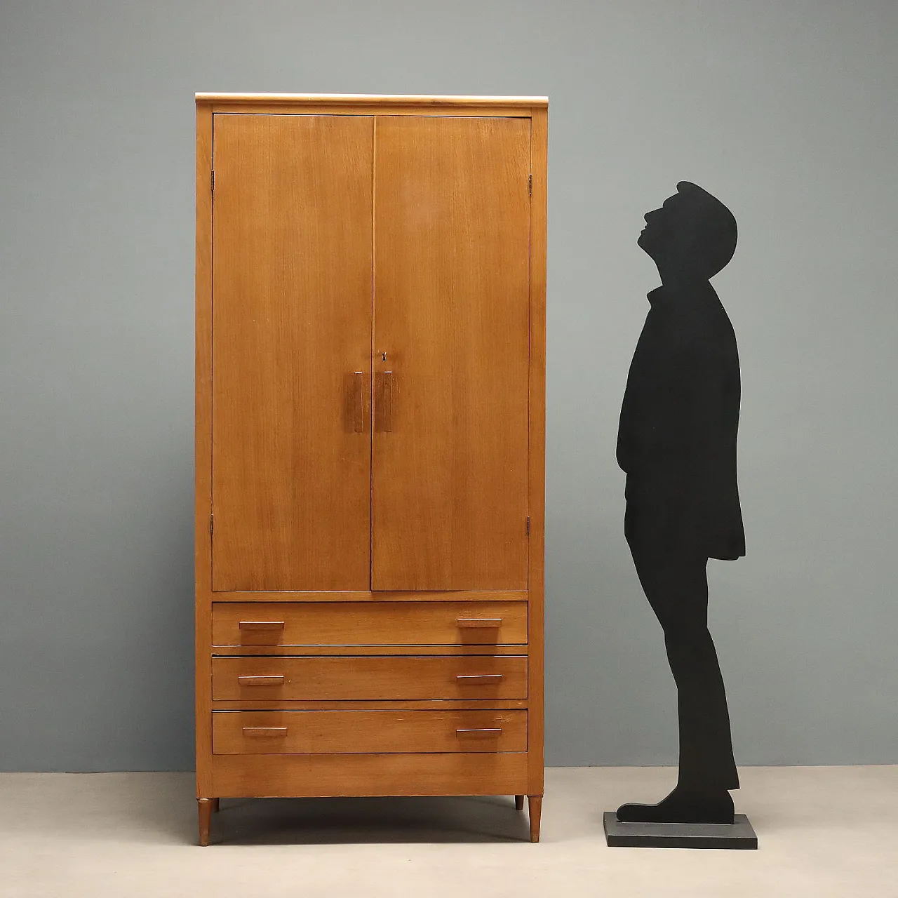 Wardrobe in oak, 1960s 3