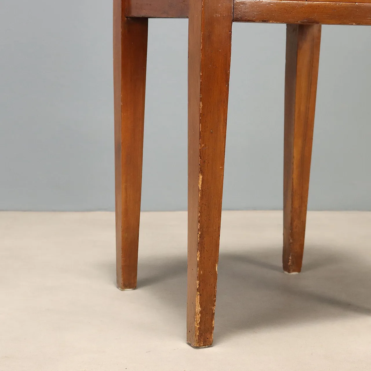 Directoire bedside table in walnut, early 19th century 7