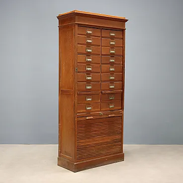 Mobile filing cabinet from the Liberty era, 19th century