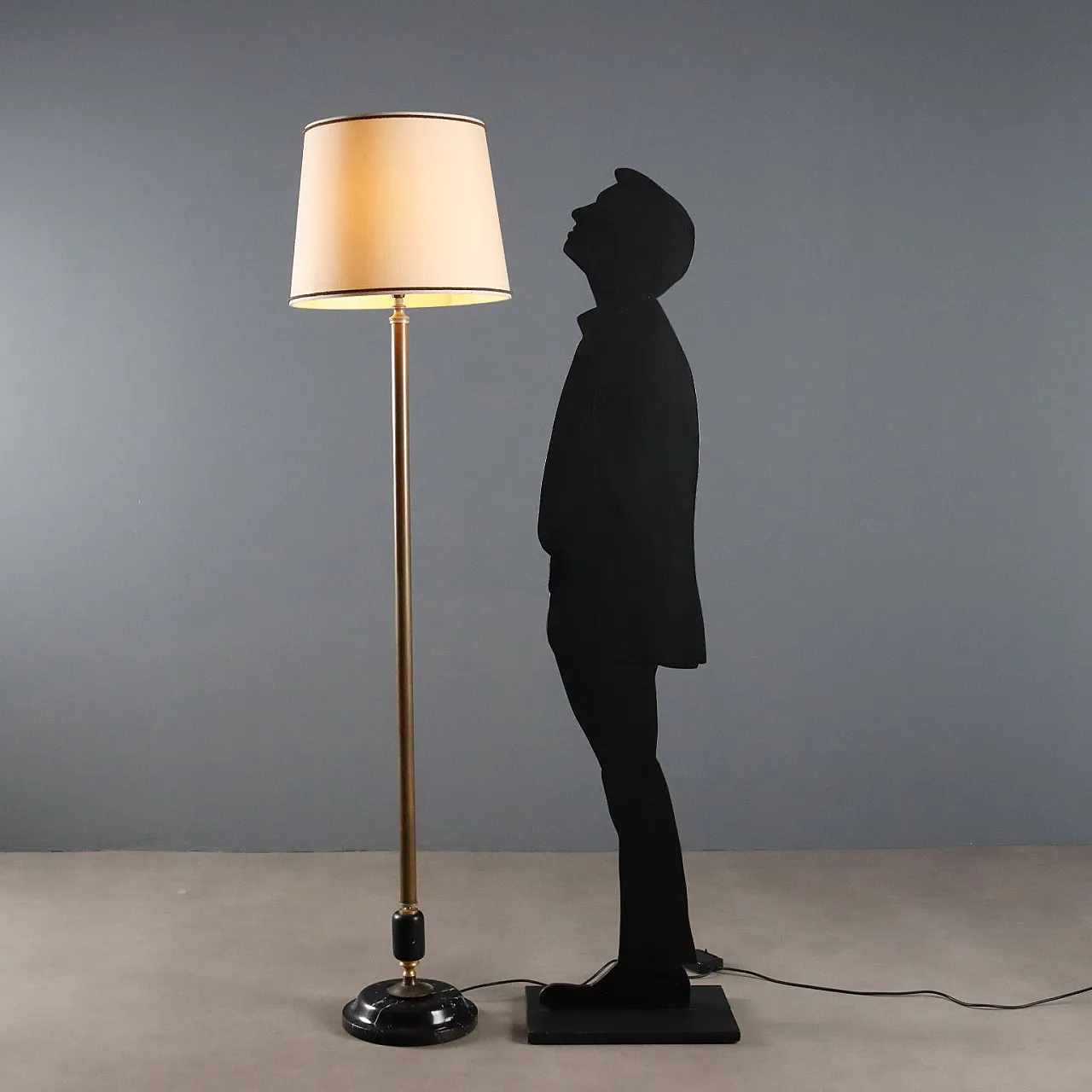 Brass lamp, 1950s 3