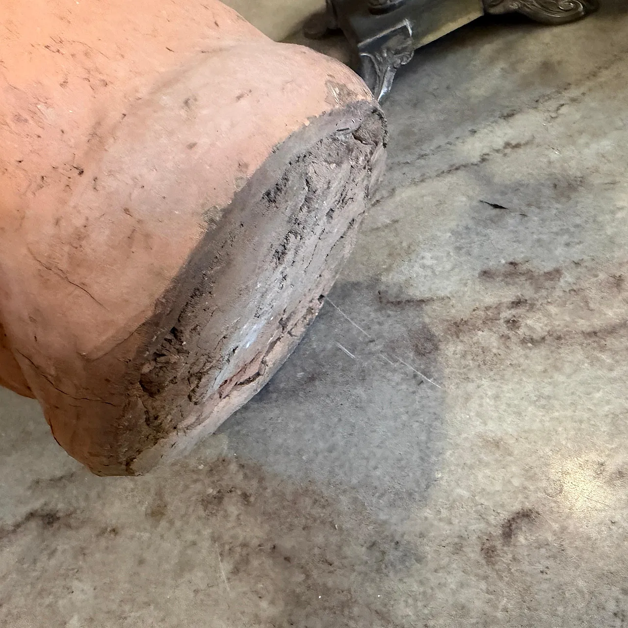 Vaso testa di Moro in terracotta tradizionale artigianale, anni '30 6
