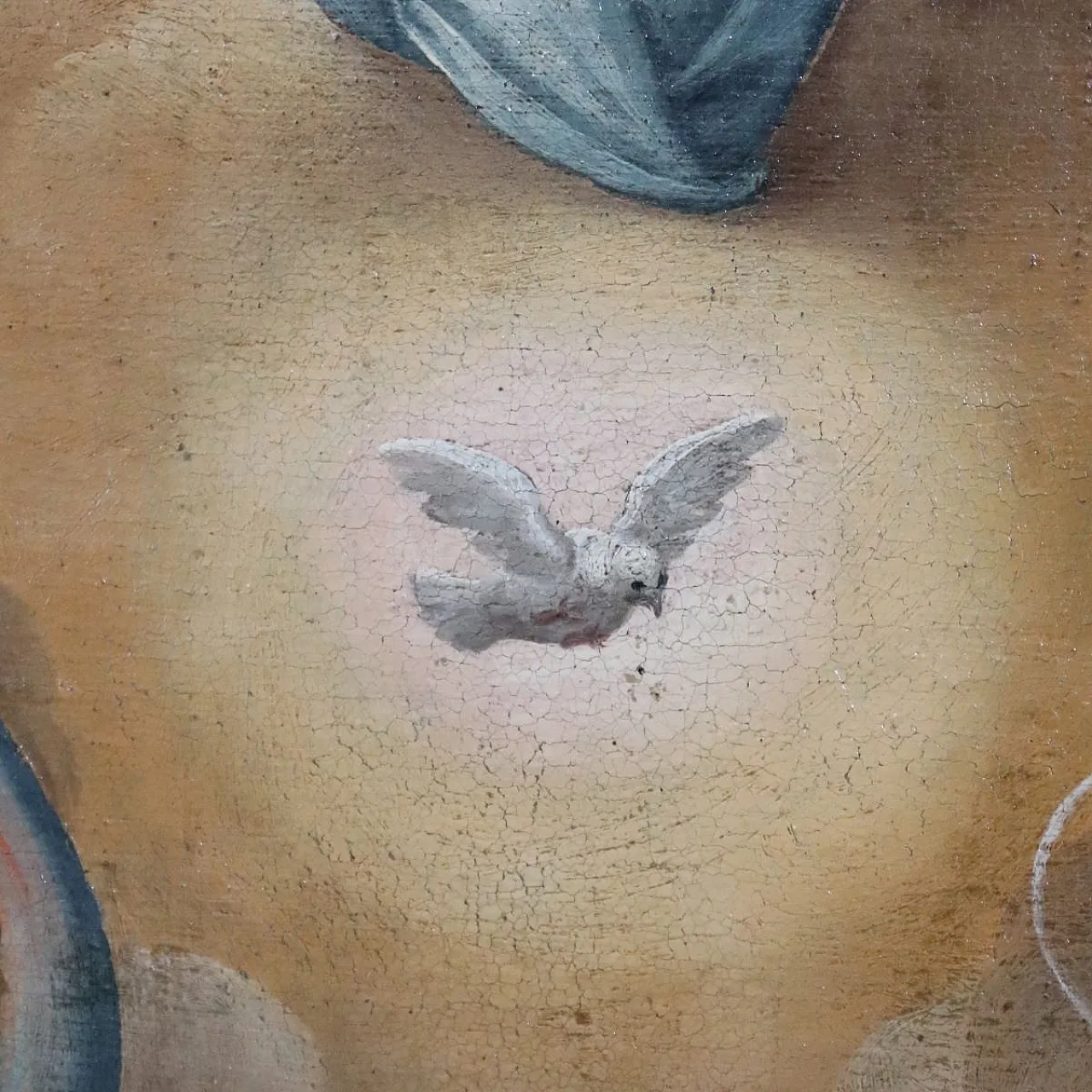 The Annunciation, oil painting on canvas, 17th century 9