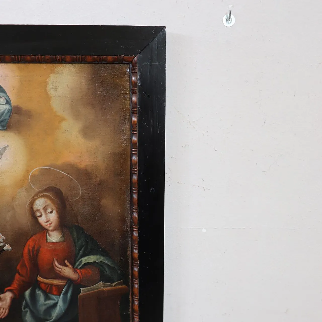 The Annunciation, oil painting on canvas, 17th century 16