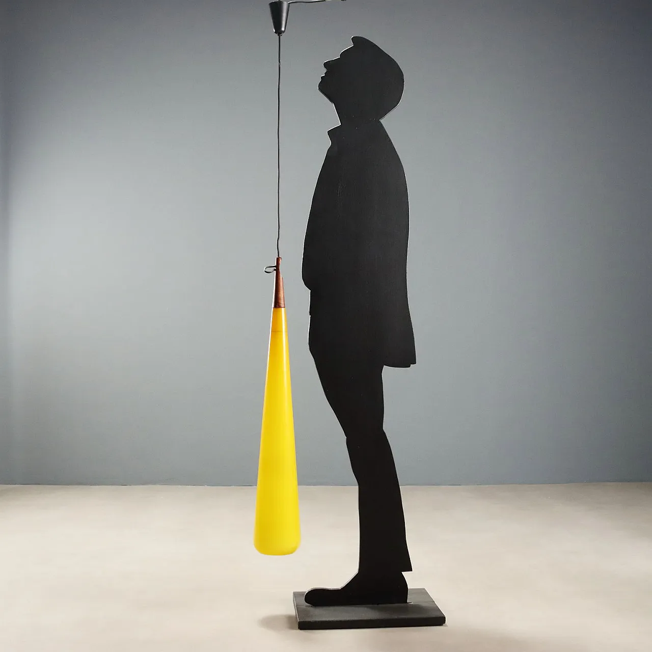 Lamp in yellow Murano glass, 1960s 2