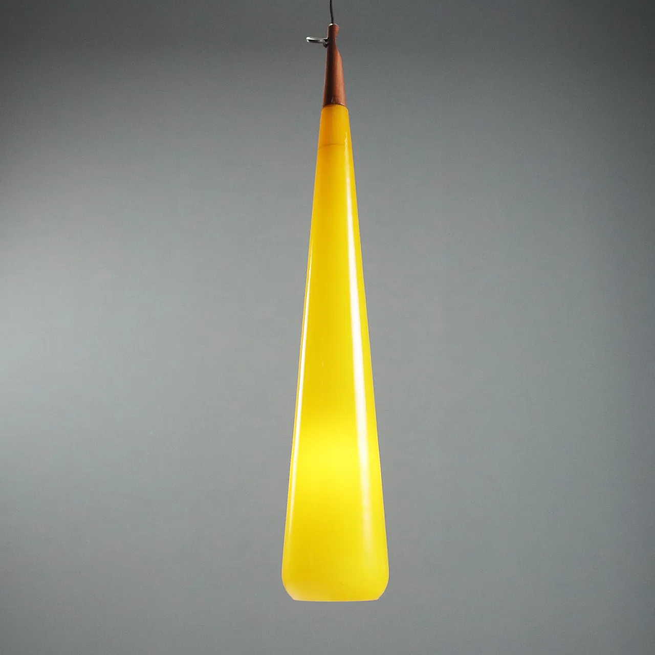 Lamp in yellow Murano glass, 1960s 3