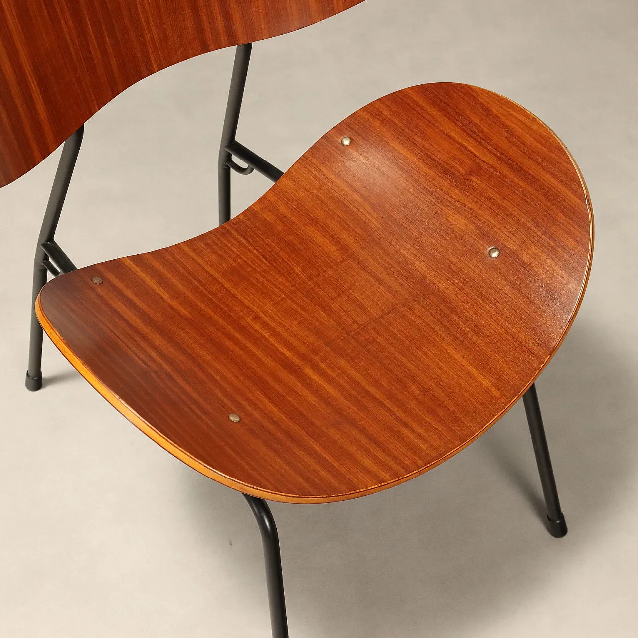 Pair of T armchairs. Silvana Comfort by Carlo Ratti, 1950s 10