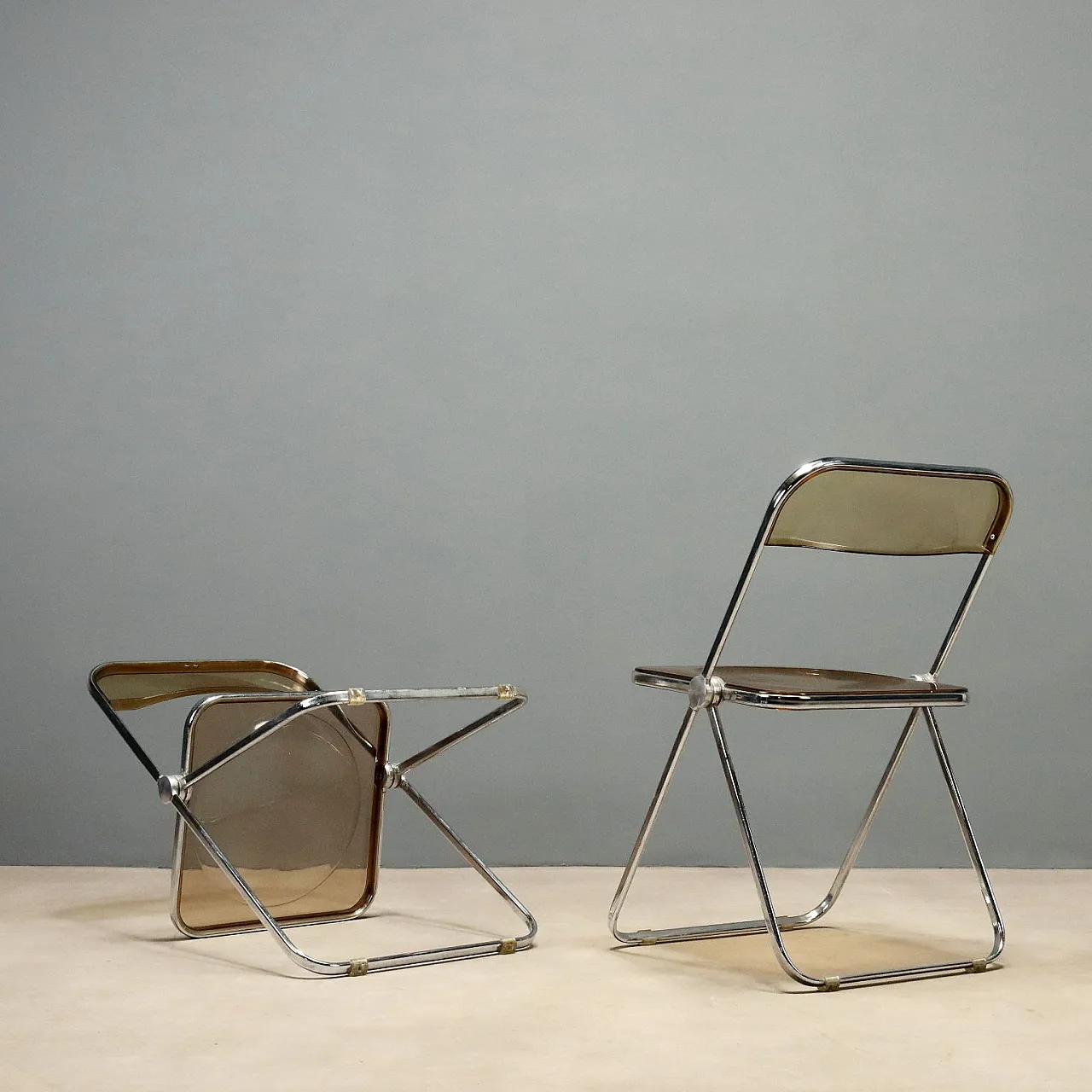Pair of Plia chairs by Anonima Castelli, 20th century 10