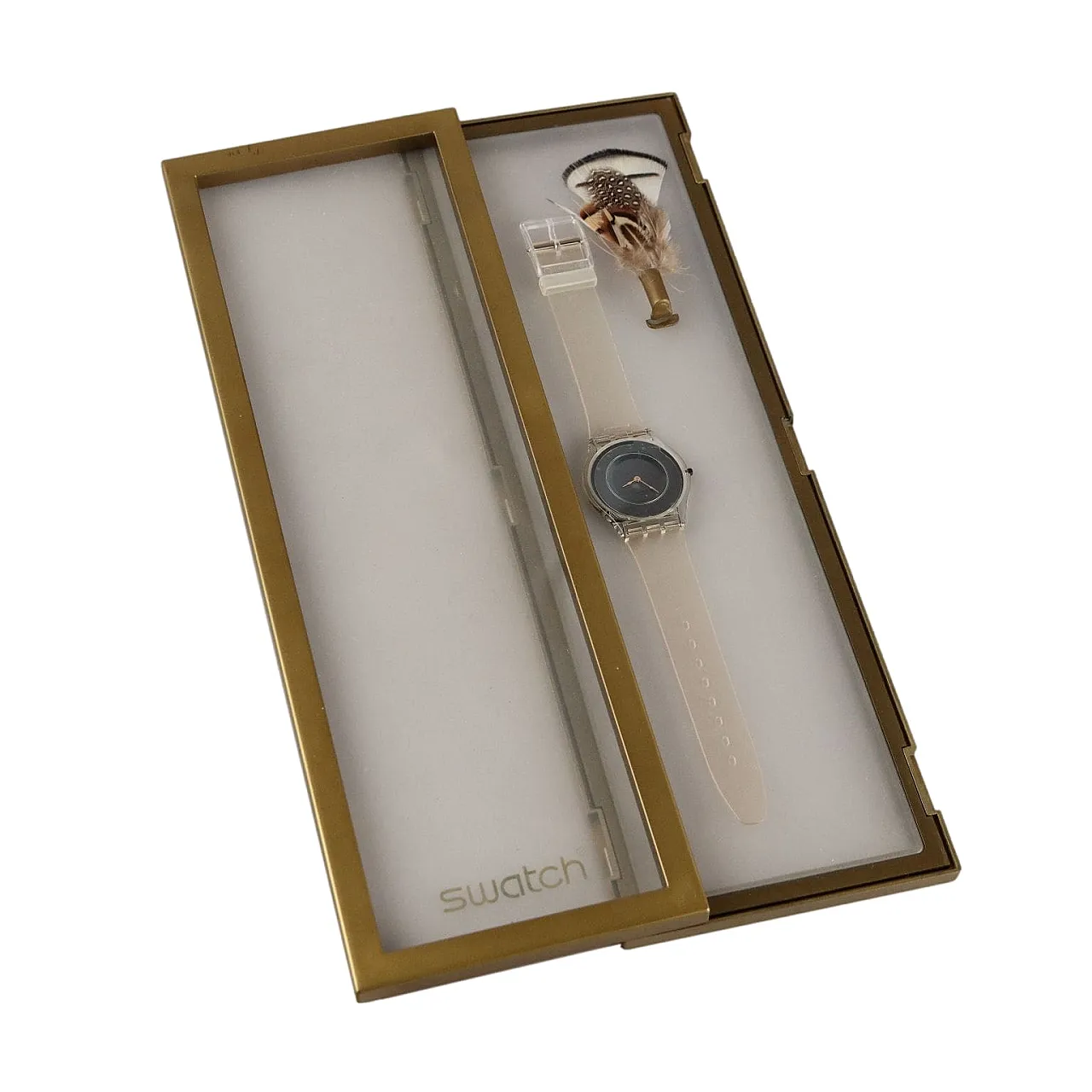 Swatch Plume Savante SFK 114 P con custiodia originale, anni 2000 1