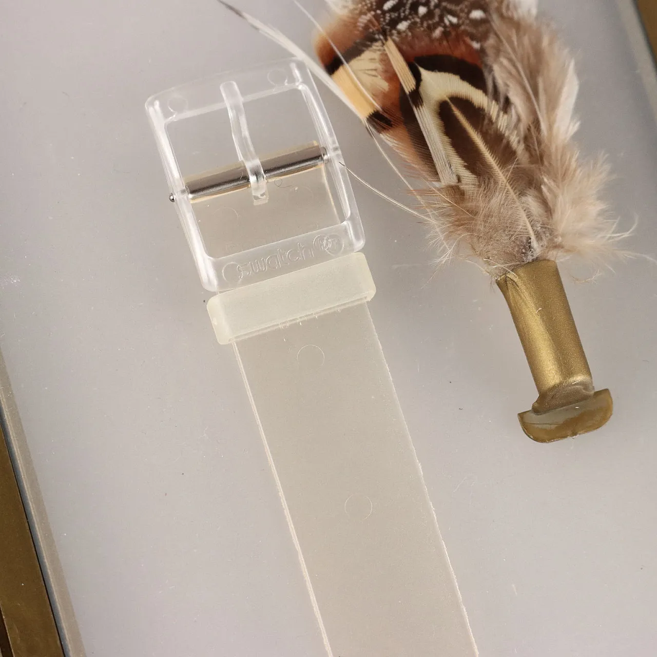 Swatch Plume Savante SFK 114 P con custiodia originale, anni 2000 3