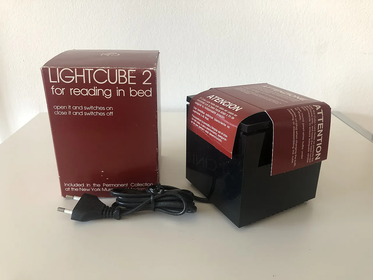 Cuboluce table lamp by Cini & Nils, anni '70 3