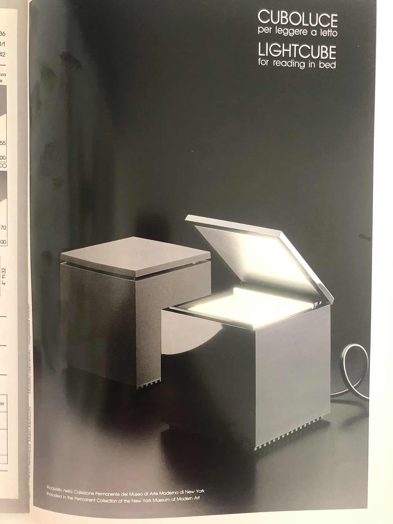 Cuboluce table lamp by Cini & Nils, anni '70 8