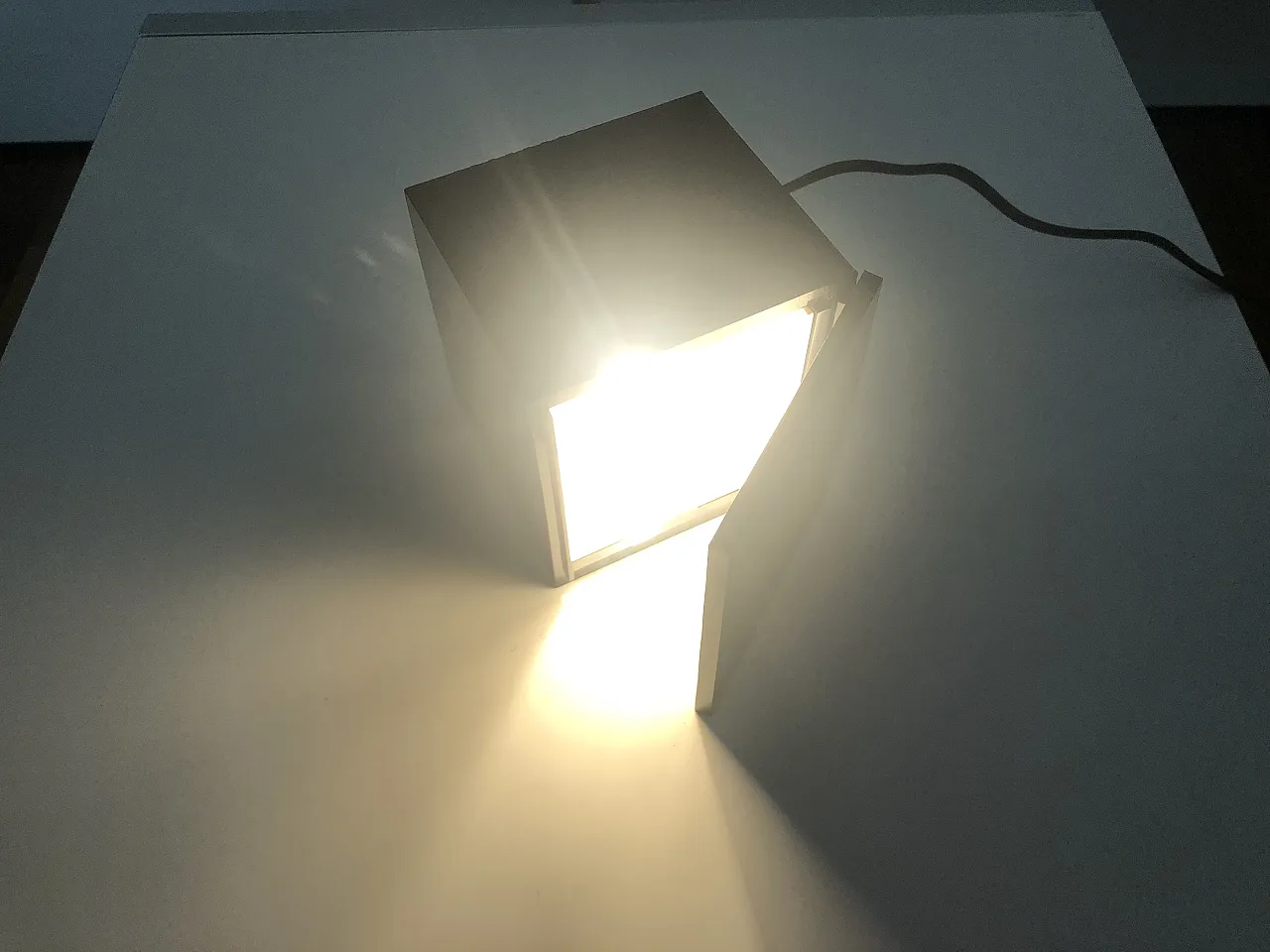 Cuboluce table lamp by Cini & Nils, anni '70 10