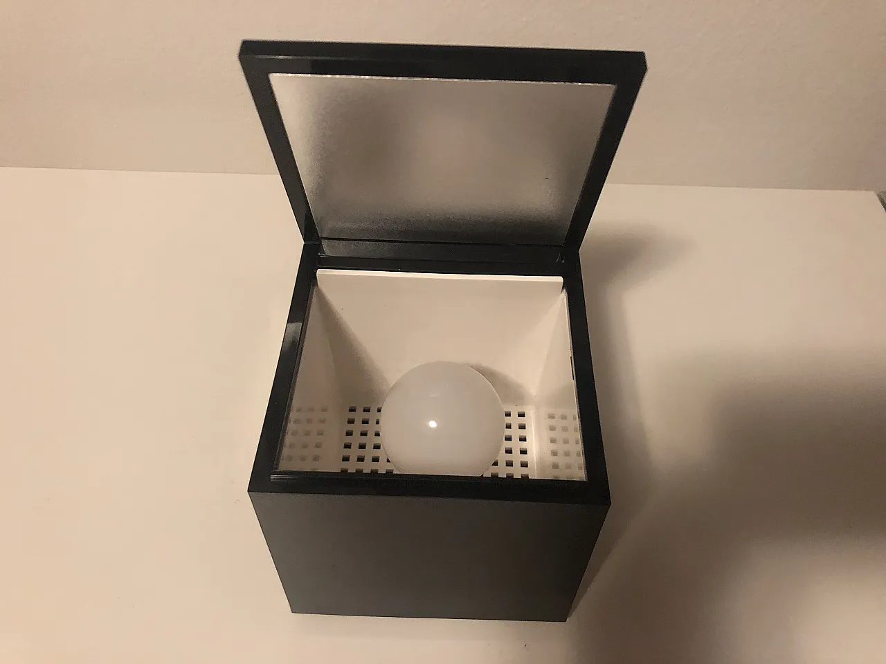 Cuboluce table lamp by Cini & Nils, anni '70 11