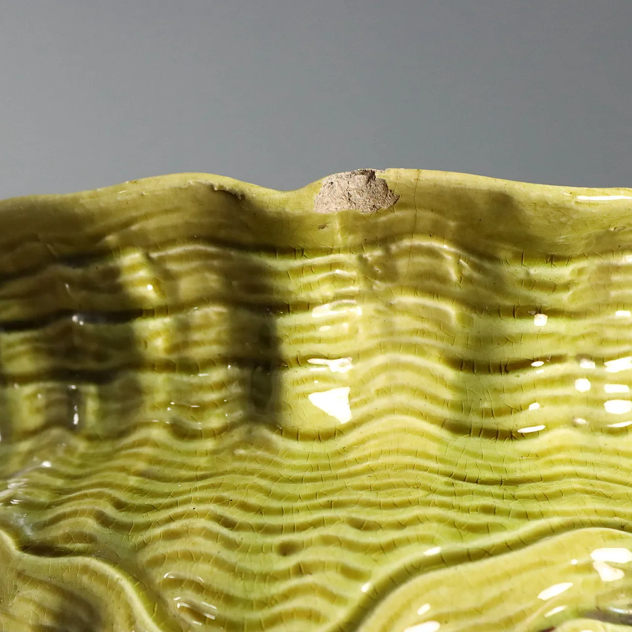 Cache Pot with column Burmantofts Faience Manufacture, 20th century 7