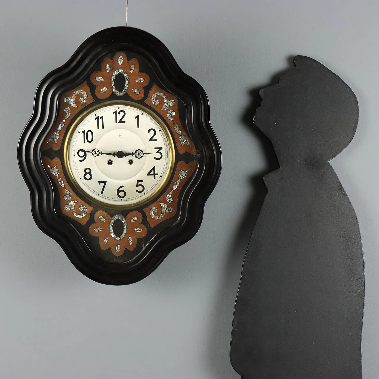 Junghans Bull's Eye wall clock, 19th century 2
