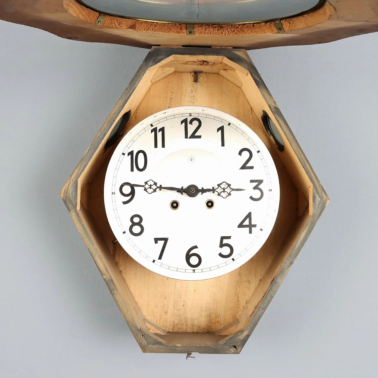 Junghans Bull's Eye wall clock, 19th century 9