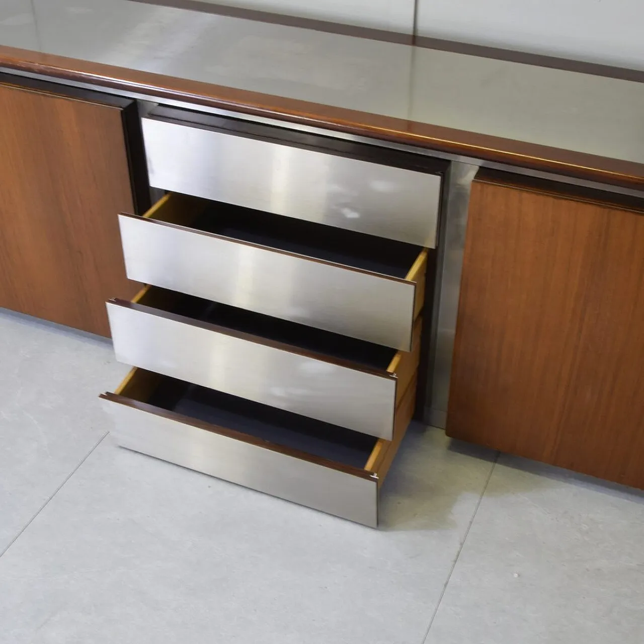 Parioli sideboard by Giotto Stoppino for Acerbis, 1970s 14