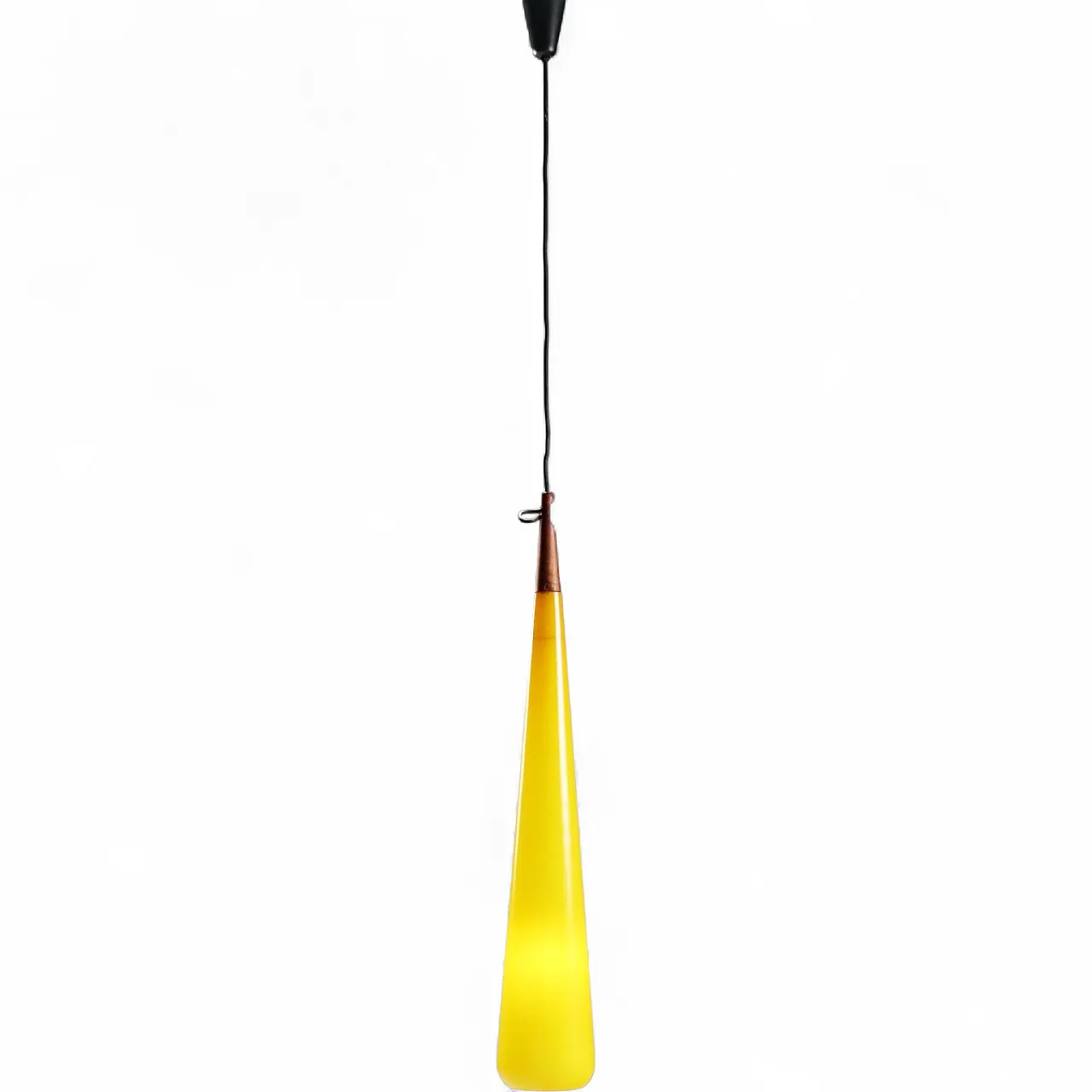 Lamp in yellow Murano glass, 1960s 9
