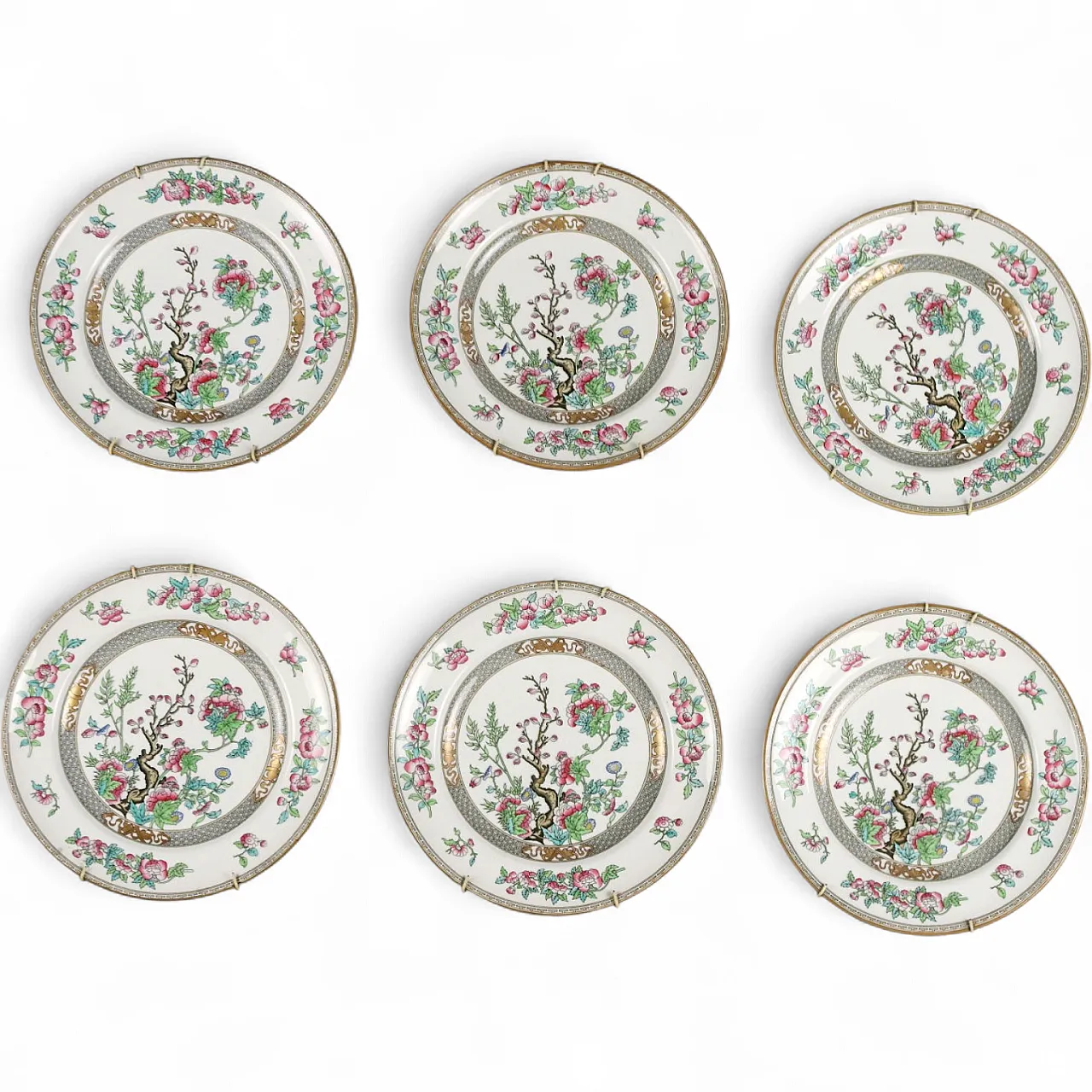 6 Plates, Minton Manufacture, 20th century 11
