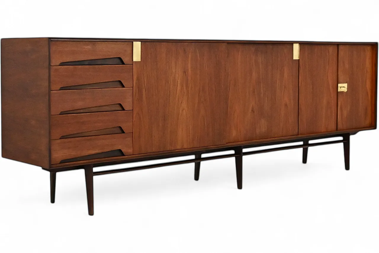 Credenza di Edmondo Palutari per Dassi Mobili Moderni, anni '60 17
