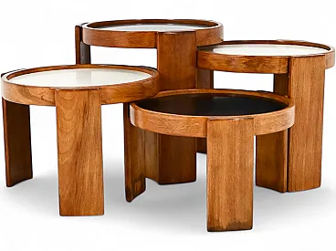 Tavolini ad incastro modello 780 di Gianfranco Frattini per Cassina, anni '60