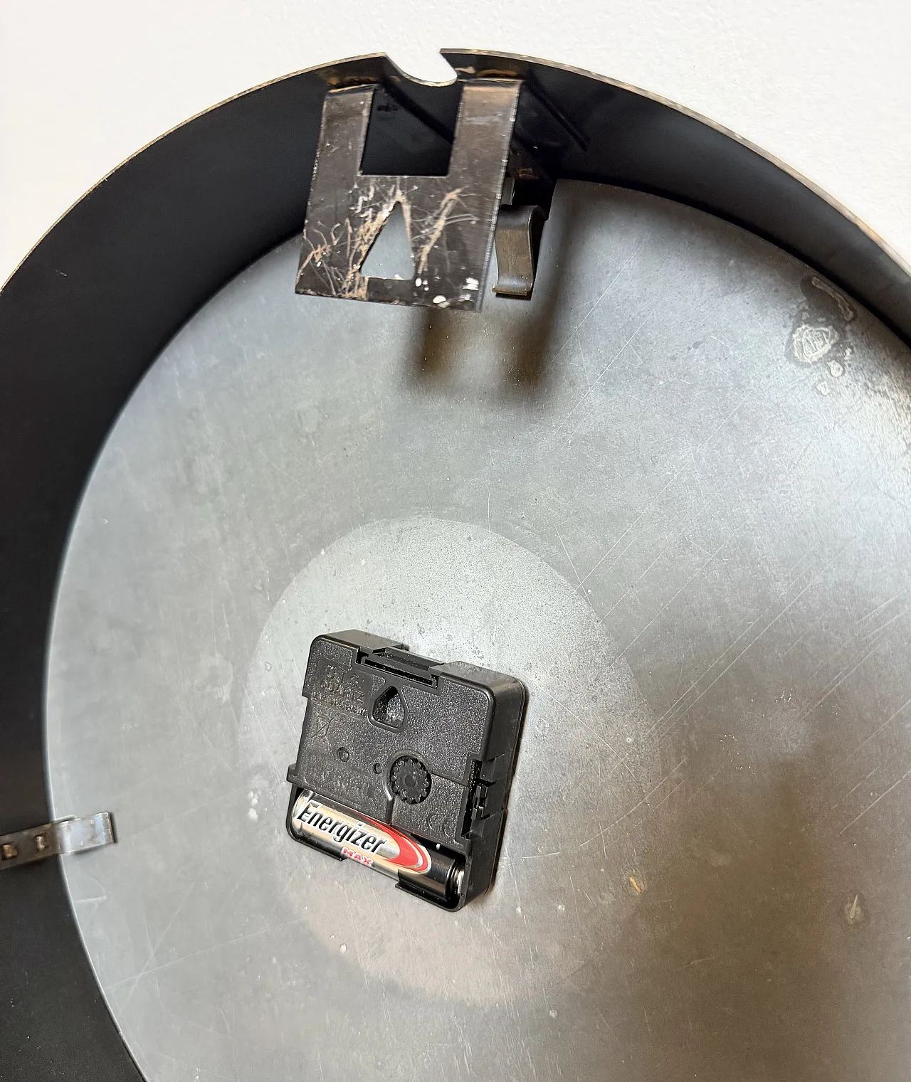 Black Industrial Factory Wall Clock from Siemens, 1950s 17