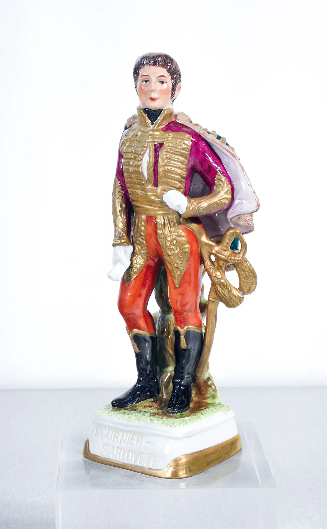 Generale Fournier-Sarlovèze, scultura in porcellana, primo '900 1