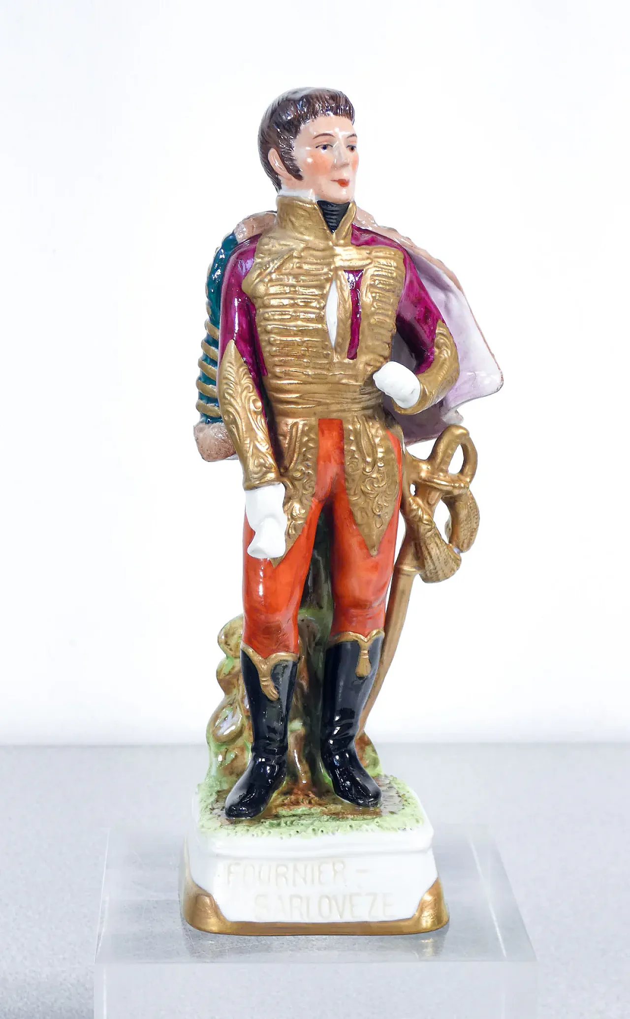 Generale Fournier-Sarlovèze, scultura in porcellana, primo '900 2