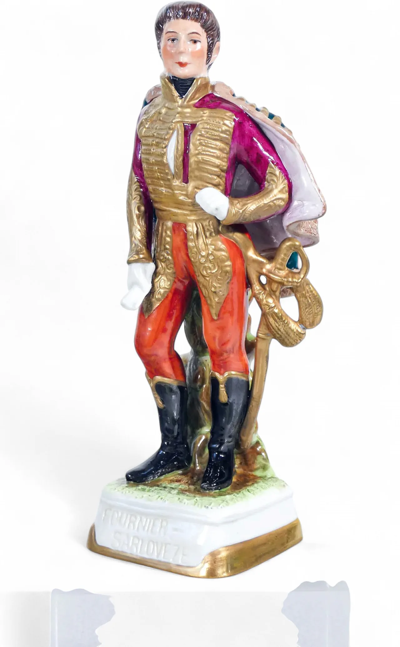 Generale Fournier-Sarlovèze, scultura in porcellana, primo '900 9