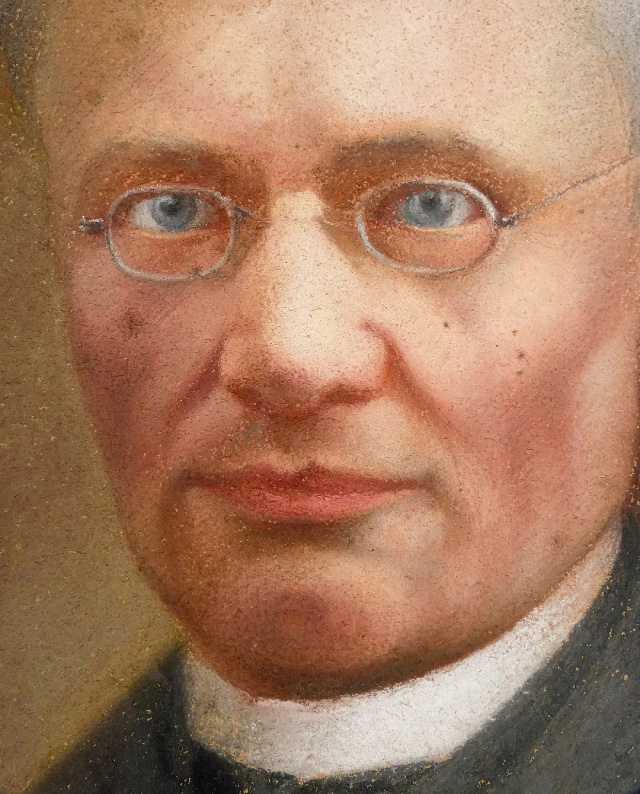 Portrait of a Man by Rosa Catella, pastel on paper, late 19th century 5