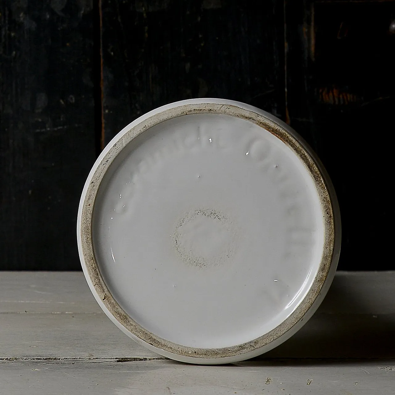 White ceramic vase by Rometti, 1960s 9