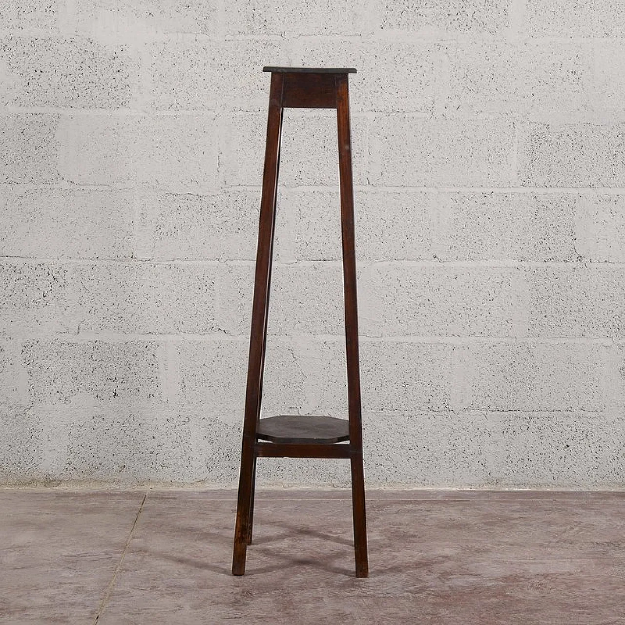 Fir wood plant stand, 19th century 6