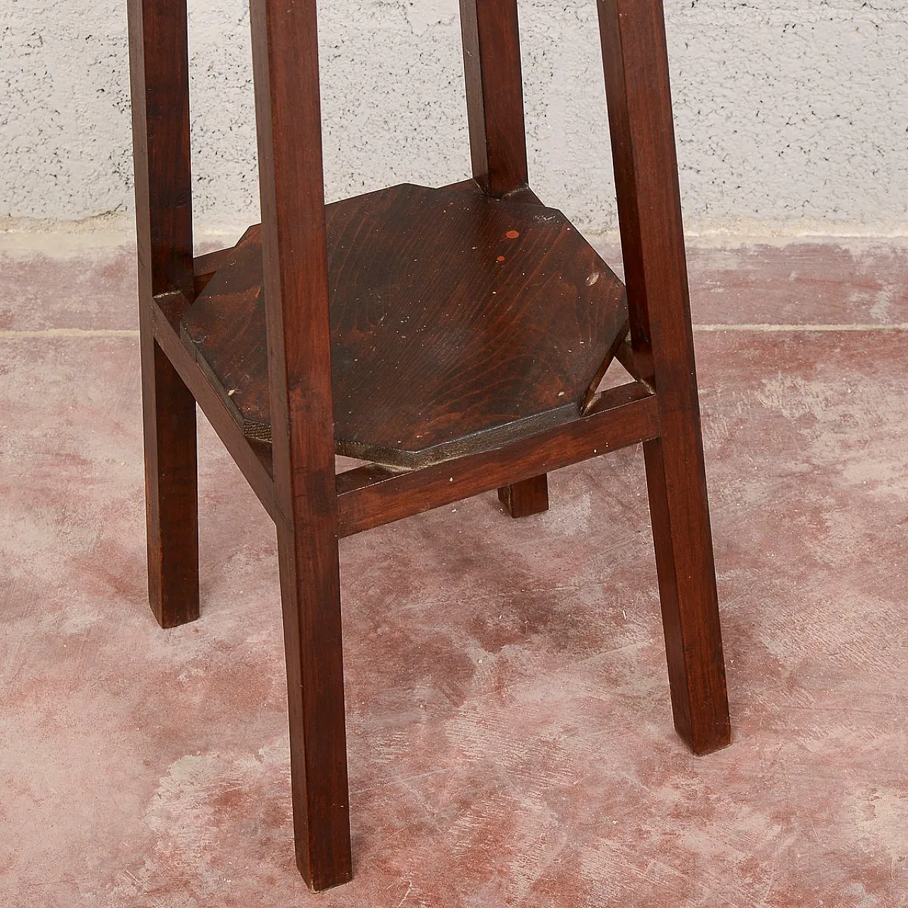 Fir wood plant stand, 19th century 8