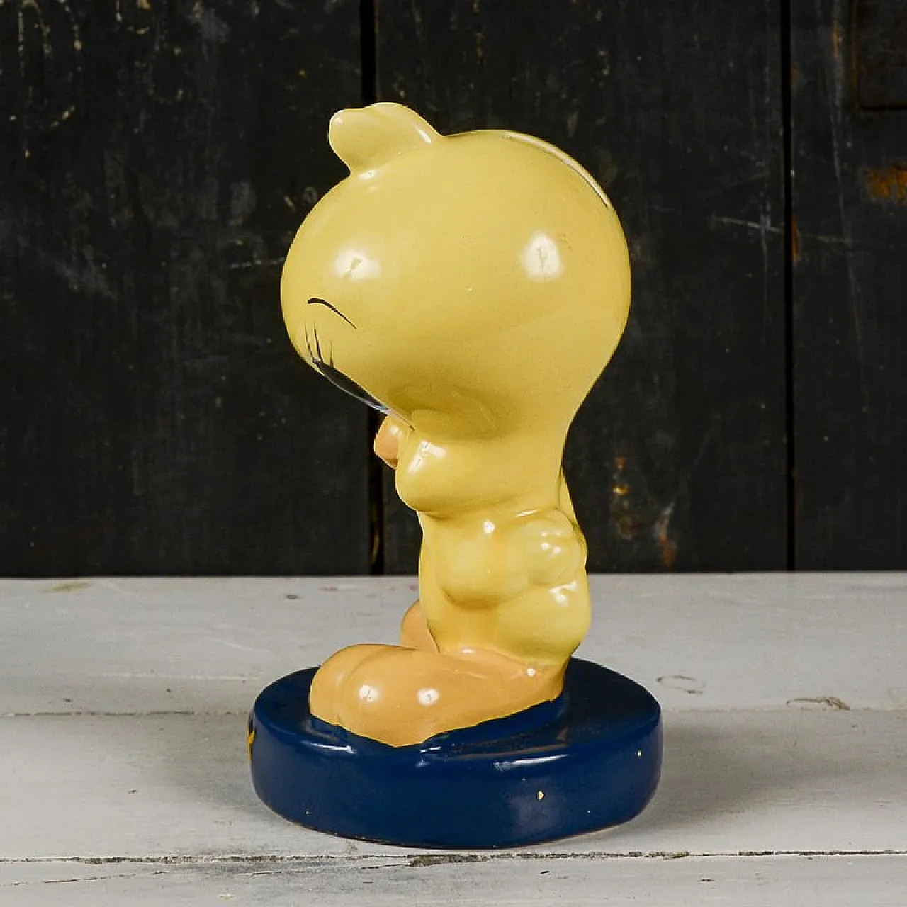 Titti sculpture Piggy bank with tweety inscription, 2000s 4