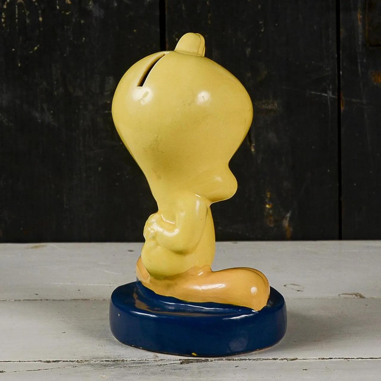 Titti sculpture Piggy bank with tweety inscription, 2000s 6