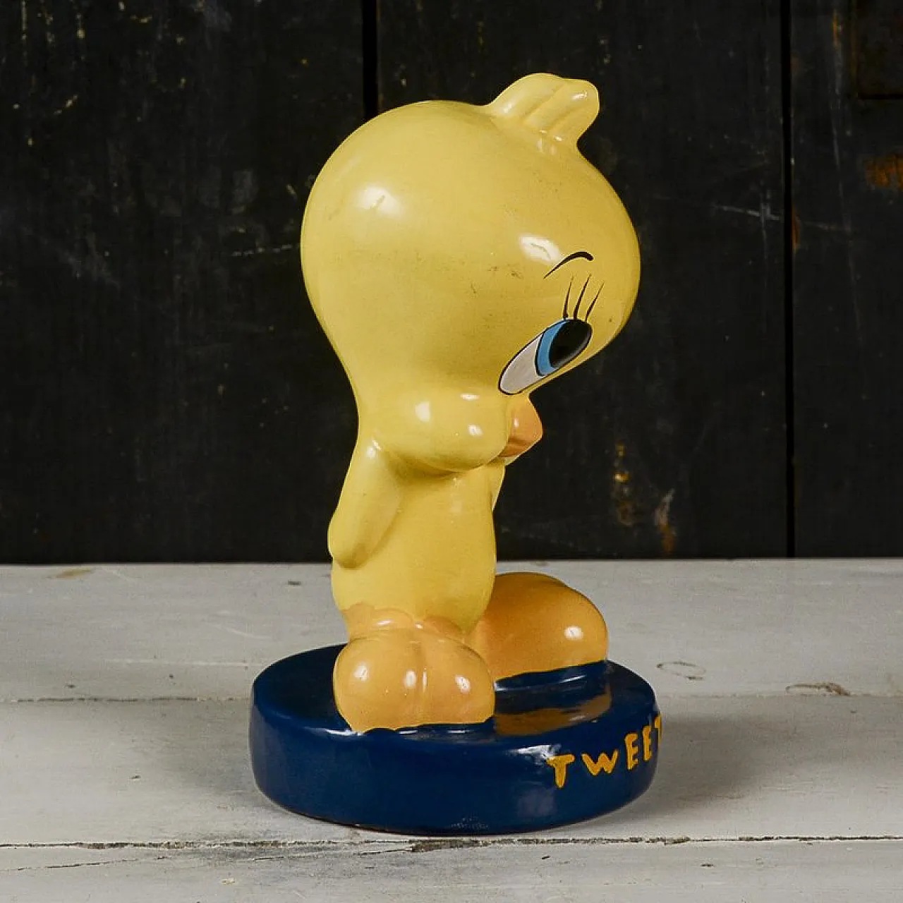 Titti sculpture Piggy bank with tweety inscription, 2000s 7