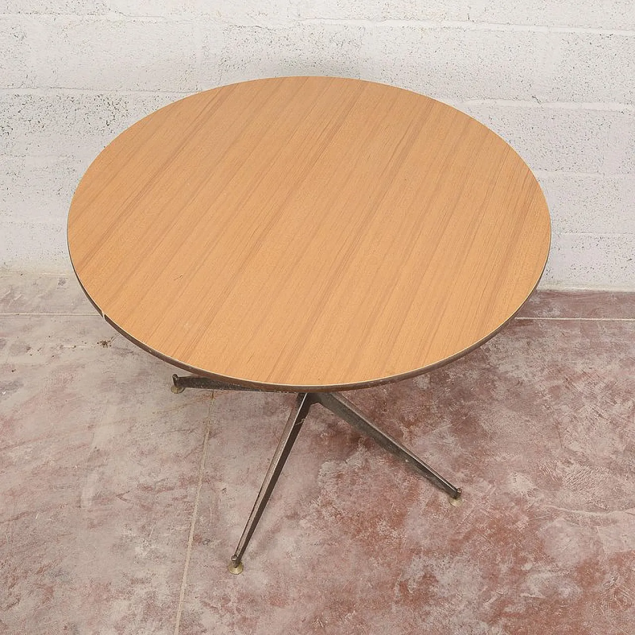 Round bar table, 1970s 3