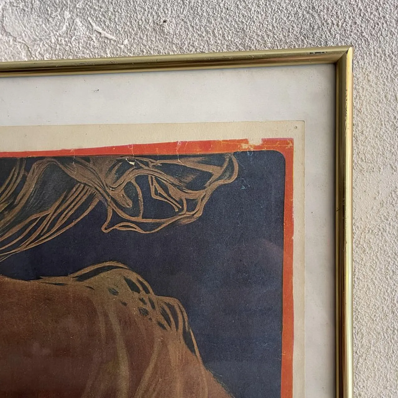 Framed advertising lithograph poster from Distillerie Italiane, 1970s 5