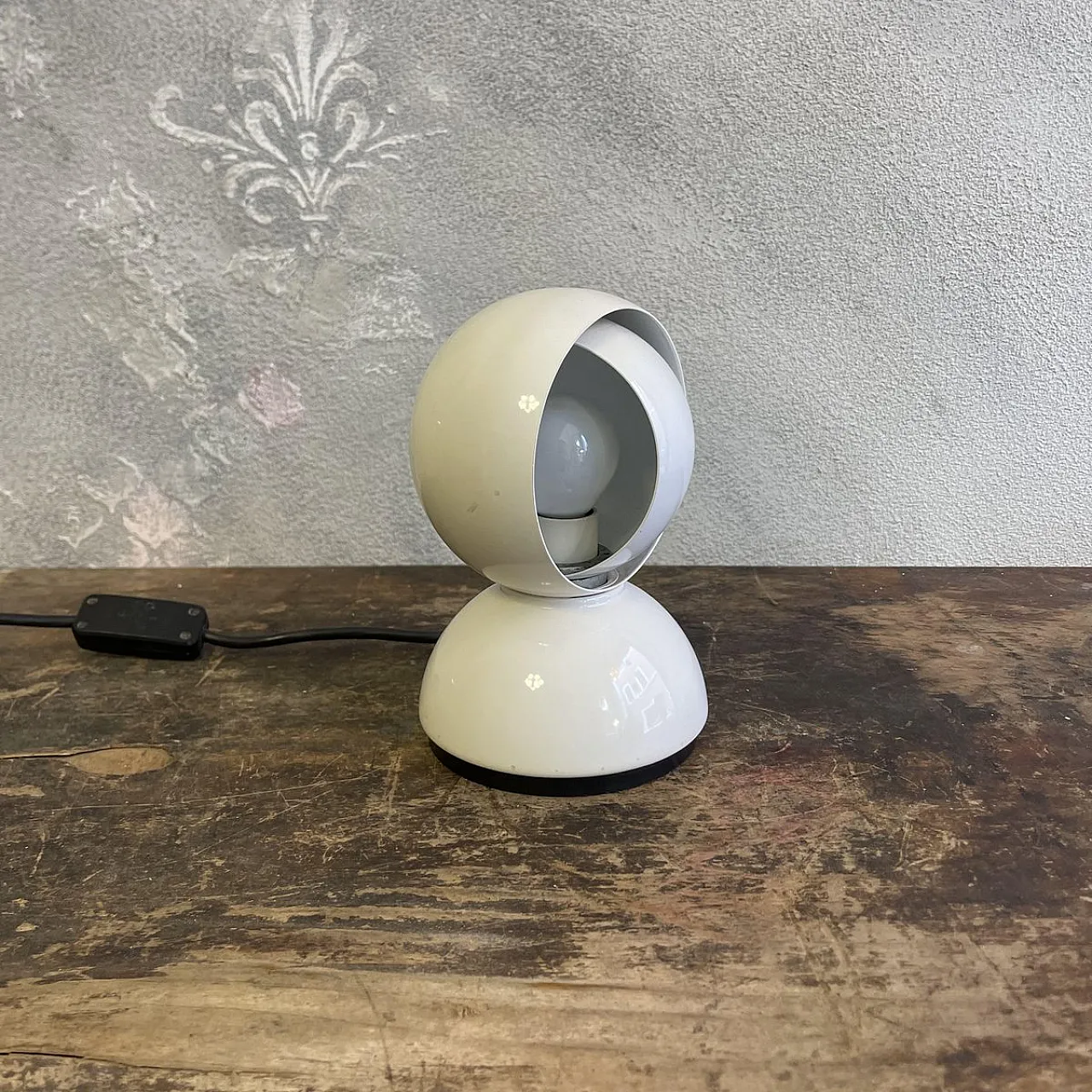 White Eclisse lamp by Vico Magistretti for Artemide, 1960s 5