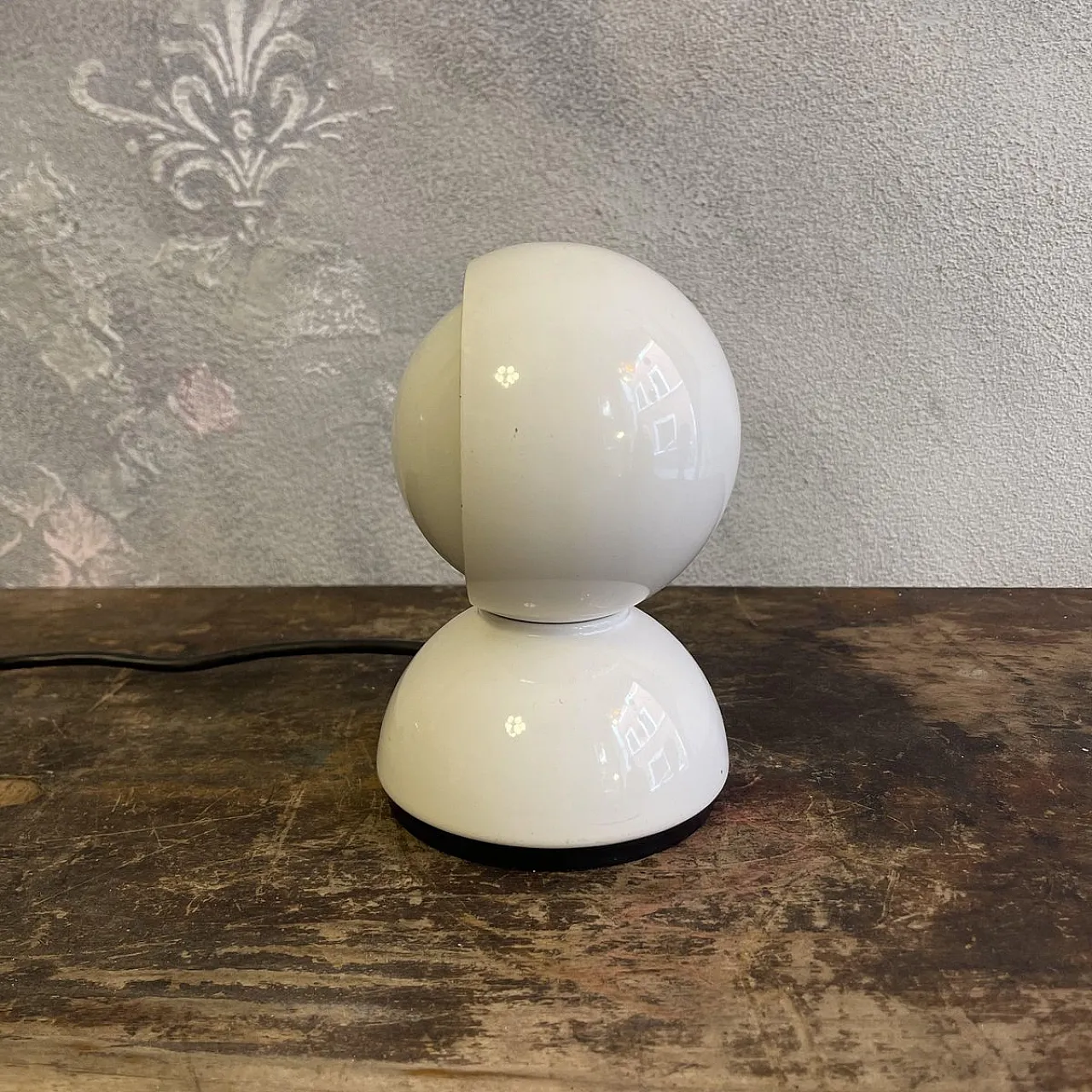 White Eclisse lamp by Vico Magistretti for Artemide, 1960s 6
