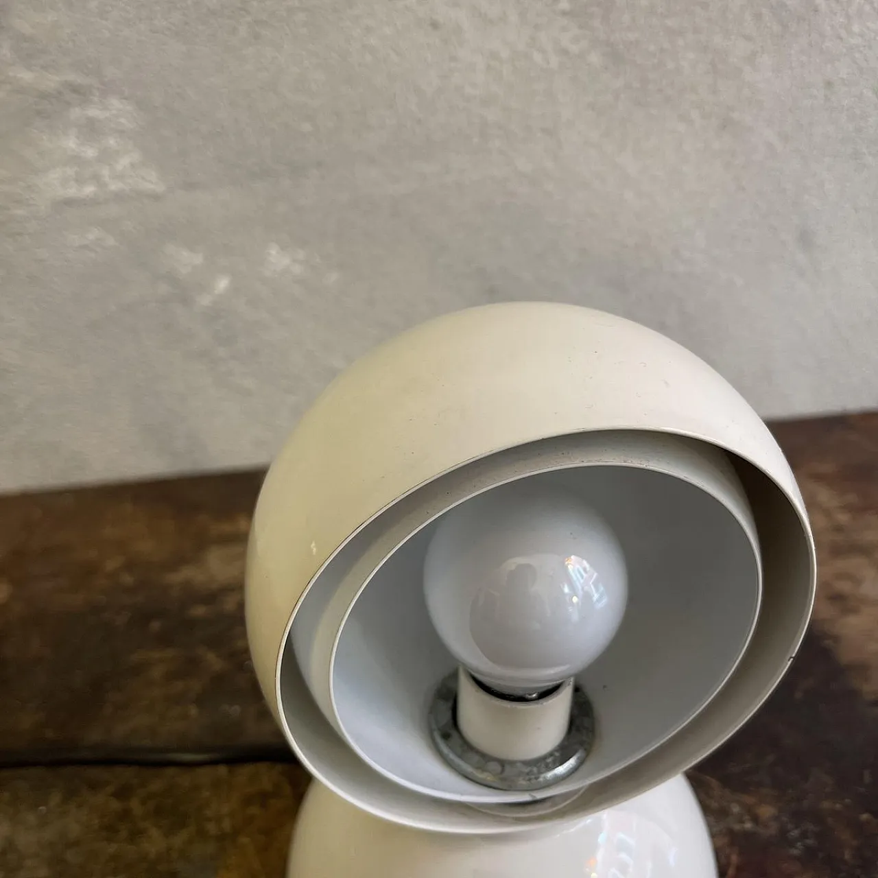White Eclisse lamp by Vico Magistretti for Artemide, 1960s 8