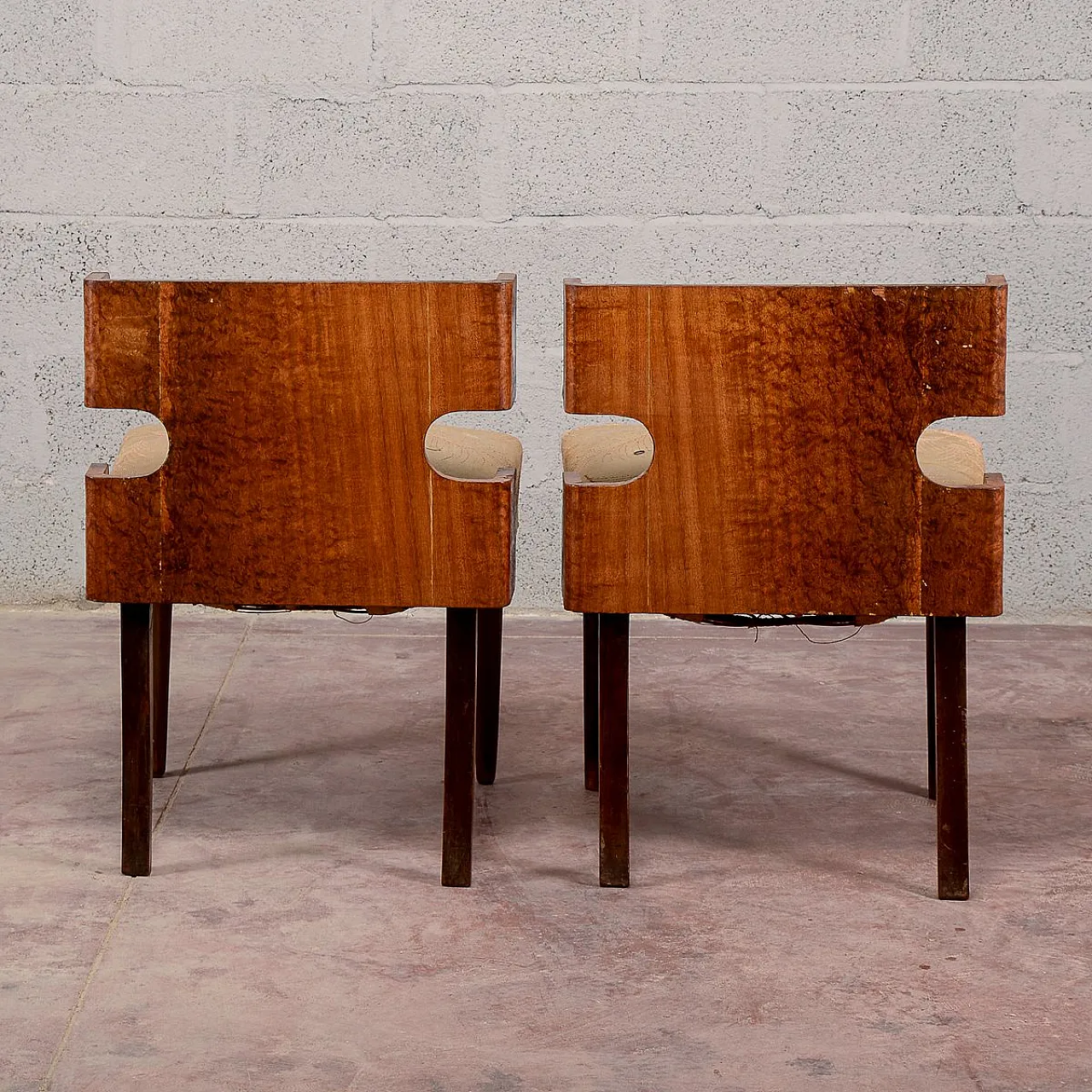 Pair of Art Deco armchairs, 1920s 9