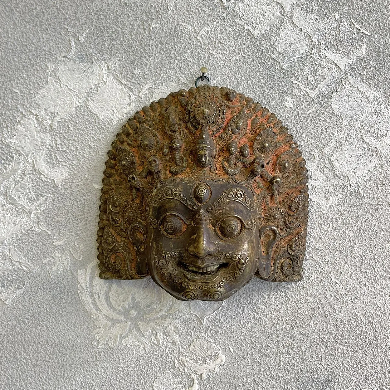 Bhairara, divinità del buddismo tibetano in bronzo, inizio '800 1