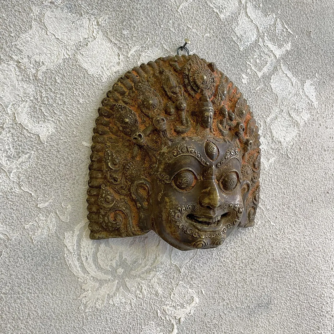 Bhairara, divinità del buddismo tibetano in bronzo, inizio '800 2