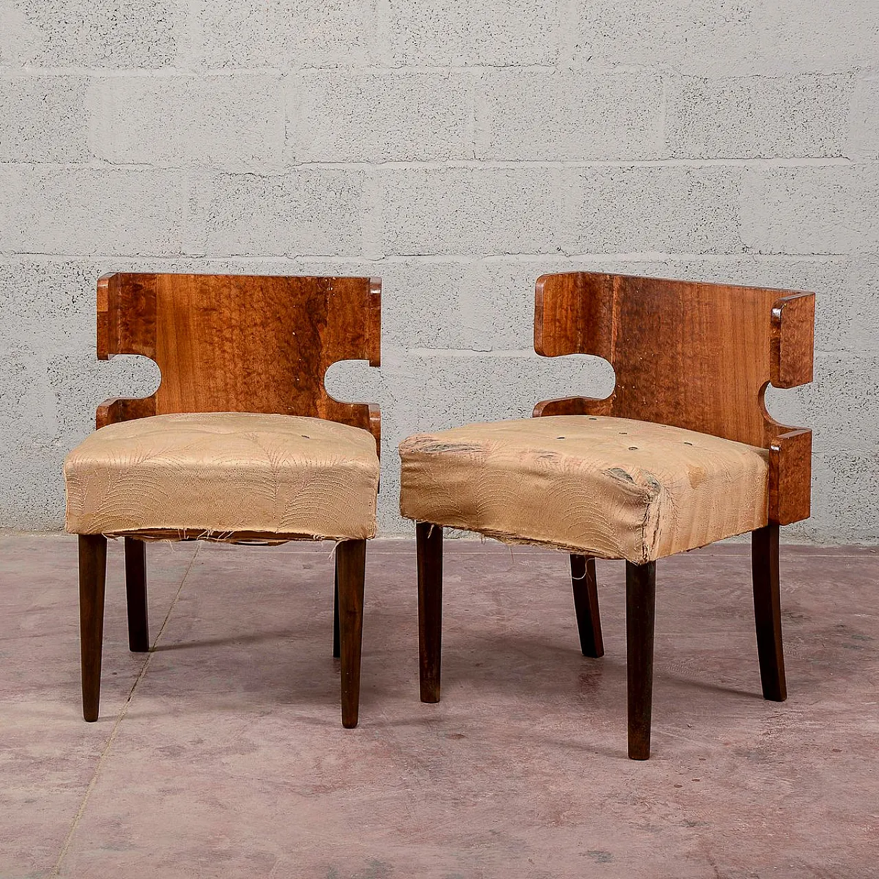 Pair of Art Deco armchairs, 1920s 16